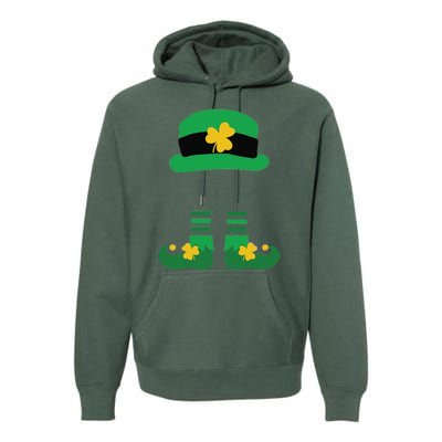 Kid Saint Patrick's Day Personalized Shirt Leprechaun Stockings And Hat Premium Hoodie