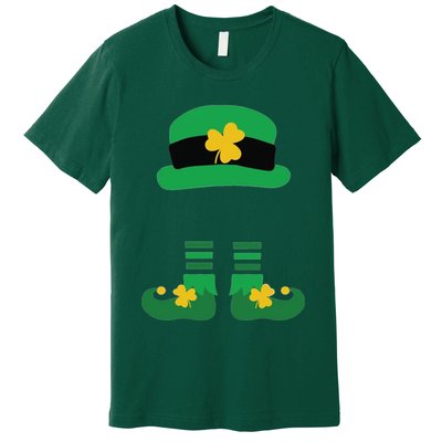 Kid Saint Patrick's Day Personalized Shirt Leprechaun Stockings And Hat Premium T-Shirt