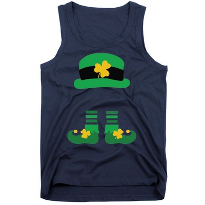 Kid Saint Patrick's Day Personalized Shirt Leprechaun Stockings And Hat Tank Top