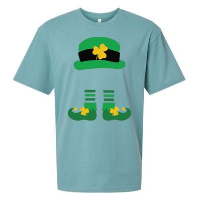 Kid Saint Patrick's Day Personalized Shirt Leprechaun Stockings And Hat Sueded Cloud Jersey T-Shirt