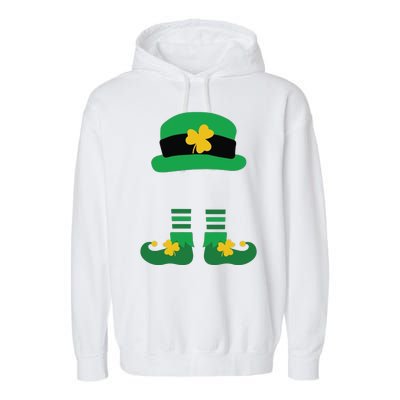 Kid Saint Patrick's Day Personalized Shirt Leprechaun Stockings And Hat Garment-Dyed Fleece Hoodie