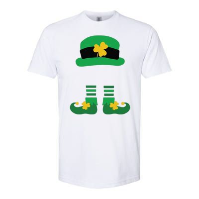 Kid Saint Patrick's Day Personalized Shirt Leprechaun Stockings And Hat Softstyle® CVC T-Shirt