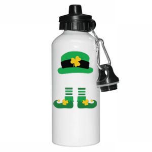 Kid Saint Patrick's Day Personalized Shirt Leprechaun Stockings And Hat Aluminum Water Bottle 