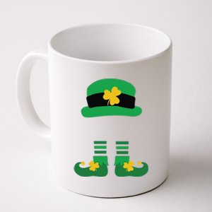 Kid Saint Patrick's Day Personalized Shirt Leprechaun Stockings And Hat Coffee Mug