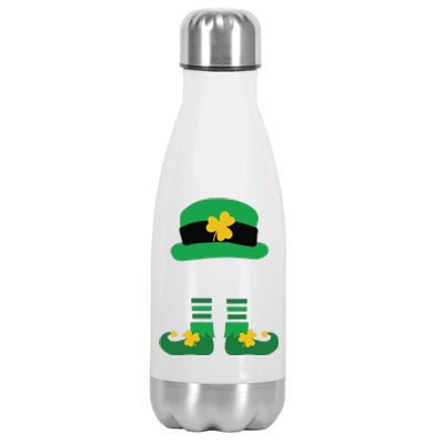 Kid Saint Patrick's Day Personalized Shirt Leprechaun Stockings And Hat Stainless Steel Insulated Water Bottle