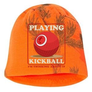 Kickball Sport Playing Kickball Kati - Camo Knit Beanie