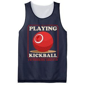 Kickball Sport Playing Kickball Mesh Reversible Basketball Jersey Tank