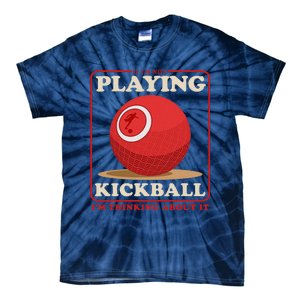 Kickball Sport Playing Kickball Tie-Dye T-Shirt