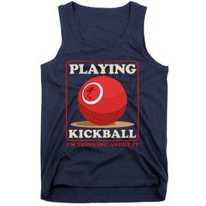 Kickball Sport Playing Kickball Tank Top