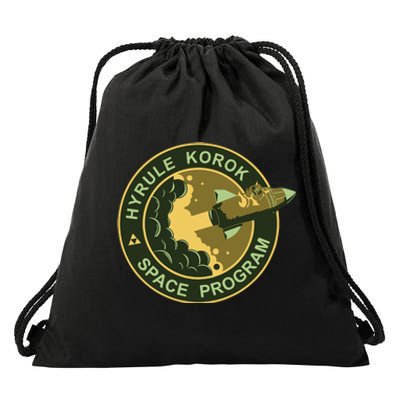 Korok Space Program Drawstring Bag