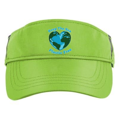 Keep Sea Plastic Free Environtal Clean Up Garbage Gift Adult Drive Performance Visor