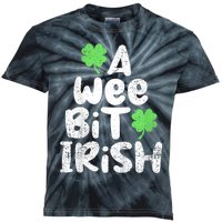 K.i.d.s St Patricks Day b.o.y.s Girls K.i.d.s Toddlers A Wee Bit Irish Kids Tie-Dye T-Shirt