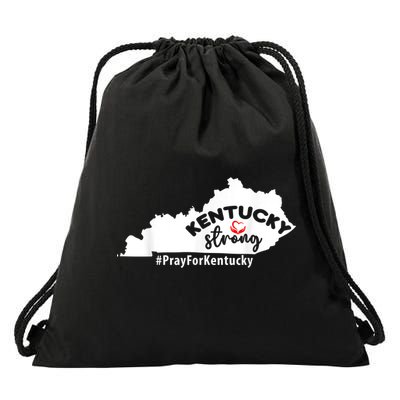 Kentucky Strong Pray For Kentucky Drawstring Bag