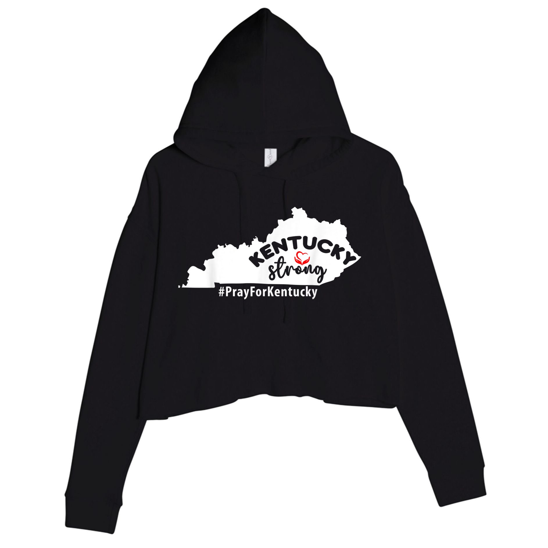 Kentucky Strong Pray For Kentucky Crop Fleece Hoodie