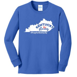 Kentucky Strong Pray For Kentucky Kids Long Sleeve Shirt