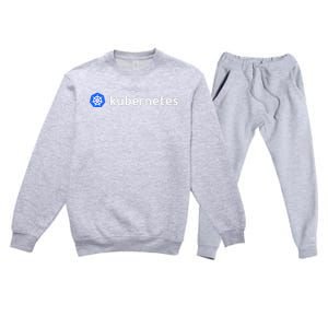 Kubernetes Software Powerful Container Orchestration Tools Premium Crewneck Sweatsuit Set