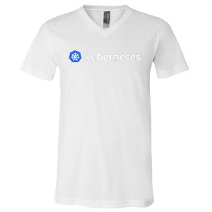 Kubernetes Software Powerful Container Orchestration Tools V-Neck T-Shirt