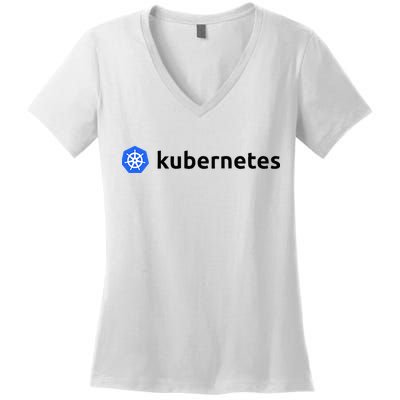Kubernetes Software Powerful Container Orchestration Tools Women's V-Neck T-Shirt