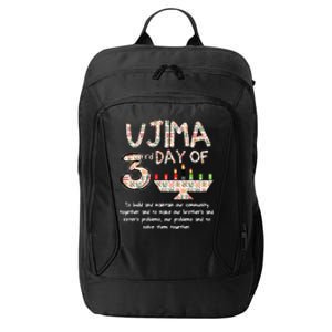 Kwanzaa Seven Principles Ujima 3 Rd Day Of Kwanzaa City Backpack