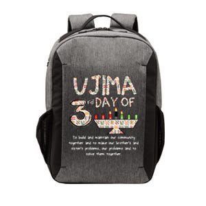 Kwanzaa Seven Principles Ujima 3 Rd Day Of Kwanzaa Vector Backpack