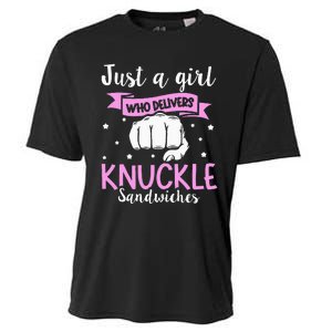 Knuckle Sandwich Quote For A Knuckle Sandwich Girl Cooling Performance Crew T-Shirt