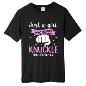 Knuckle Sandwich Quote For A Knuckle Sandwich Girl Tall Fusion ChromaSoft Performance T-Shirt