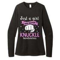 Knuckle Sandwich Quote For A Knuckle Sandwich Girl Womens CVC Long Sleeve Shirt