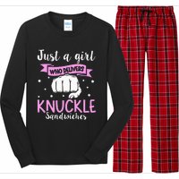 Knuckle Sandwich Quote For A Knuckle Sandwich Girl Long Sleeve Pajama Set