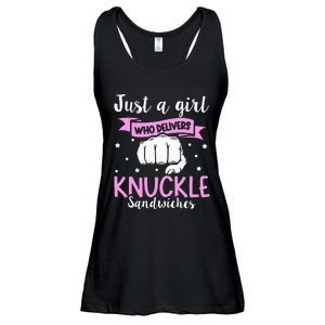 Knuckle Sandwich Quote For A Knuckle Sandwich Girl Ladies Essential Flowy Tank