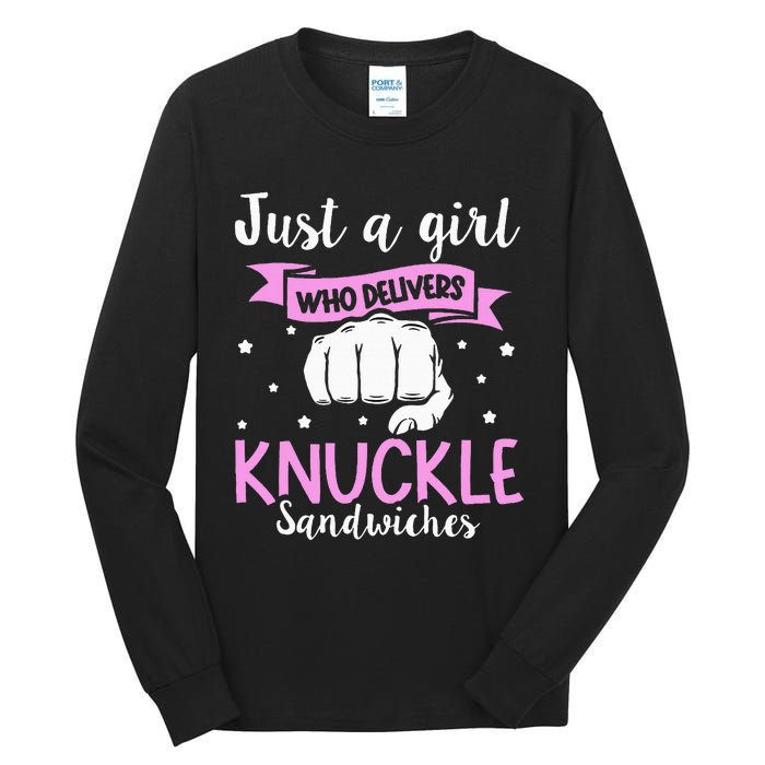 Knuckle Sandwich Quote For A Knuckle Sandwich Girl Tall Long Sleeve T-Shirt