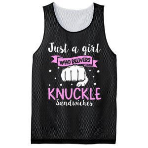 Knuckle Sandwich Quote For A Knuckle Sandwich Girl Mesh Reversible Basketball Jersey Tank