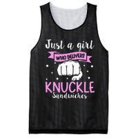 Knuckle Sandwich Quote For A Knuckle Sandwich Girl Mesh Reversible Basketball Jersey Tank