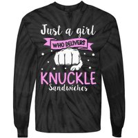 Knuckle Sandwich Quote For A Knuckle Sandwich Girl Tie-Dye Long Sleeve Shirt