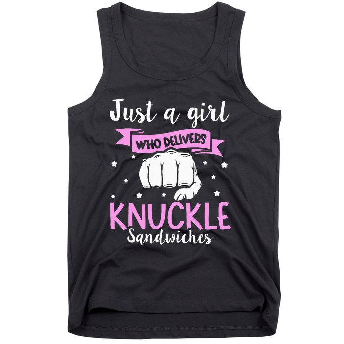 Knuckle Sandwich Quote For A Knuckle Sandwich Girl Tank Top