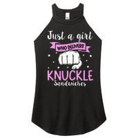 Knuckle Sandwich Quote For A Knuckle Sandwich Girl Women's Perfect Tri Rocker Tank