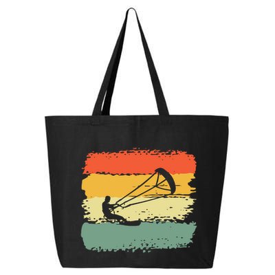 Kite Surfing Retro Vintage 70S 80S Style Cute Gift 25L Jumbo Tote