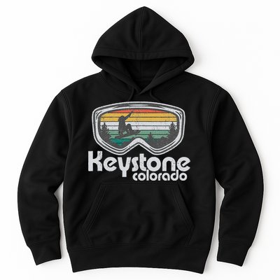 Keystone Snowboarding Retro Colorado Mountain Snowboard  Hoodie