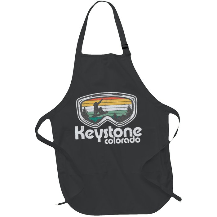 Keystone Snowboarding Retro Colorado Mountain Snowboard  Apron