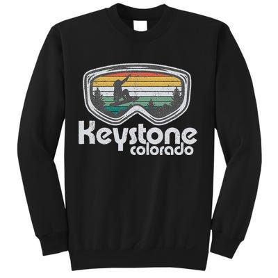Keystone Snowboarding Retro Colorado Mountain Snowboard  Sweatshirt