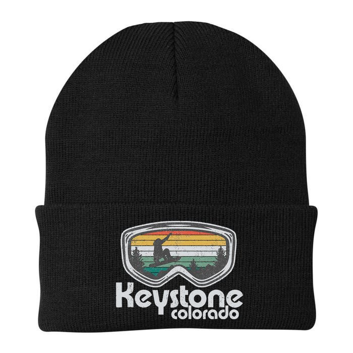 Keystone Snowboarding Retro Colorado Mountain Snowboard  Beanie