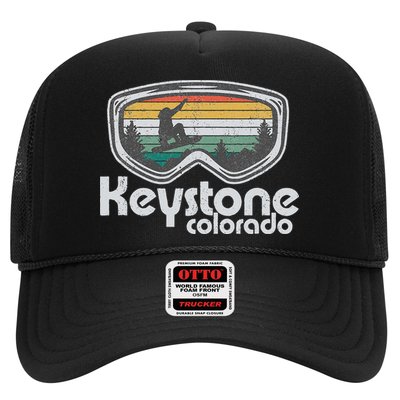 Keystone Snowboarding Retro Colorado Mountain Snowboard  Hat