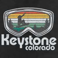 Keystone Snowboarding Retro Colorado Mountain Snowboard  Hat