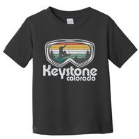 Keystone Snowboarding Retro Colorado Mountain Snowboard  Toddler T-Shirt