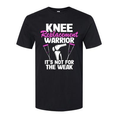 Knee Surgery Recovery Funny Knee Replacet Warrior Meaningful Gift Softstyle® CVC T-Shirt