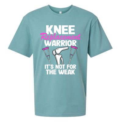 Knee Surgery Recovery Funny Knee Replacet Warrior Meaningful Gift Sueded Cloud Jersey T-Shirt