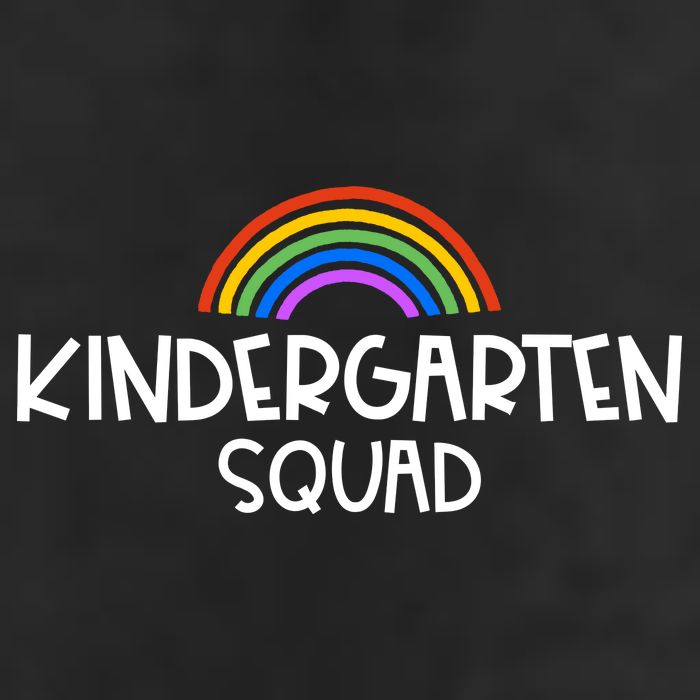 Kindergarten Squad Rainbow 7 Panel Mesh Trucker Snapback Hat