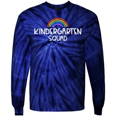 Kindergarten Squad Rainbow Tie-Dye Long Sleeve Shirt