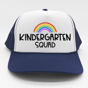 Kindergarten Squad Rainbow Trucker Hat