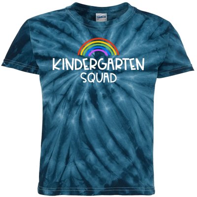 Kindergarten Squad Rainbow Kids Tie-Dye T-Shirt