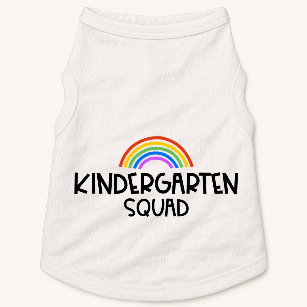 Kindergarten Squad Rainbow Doggie Tank